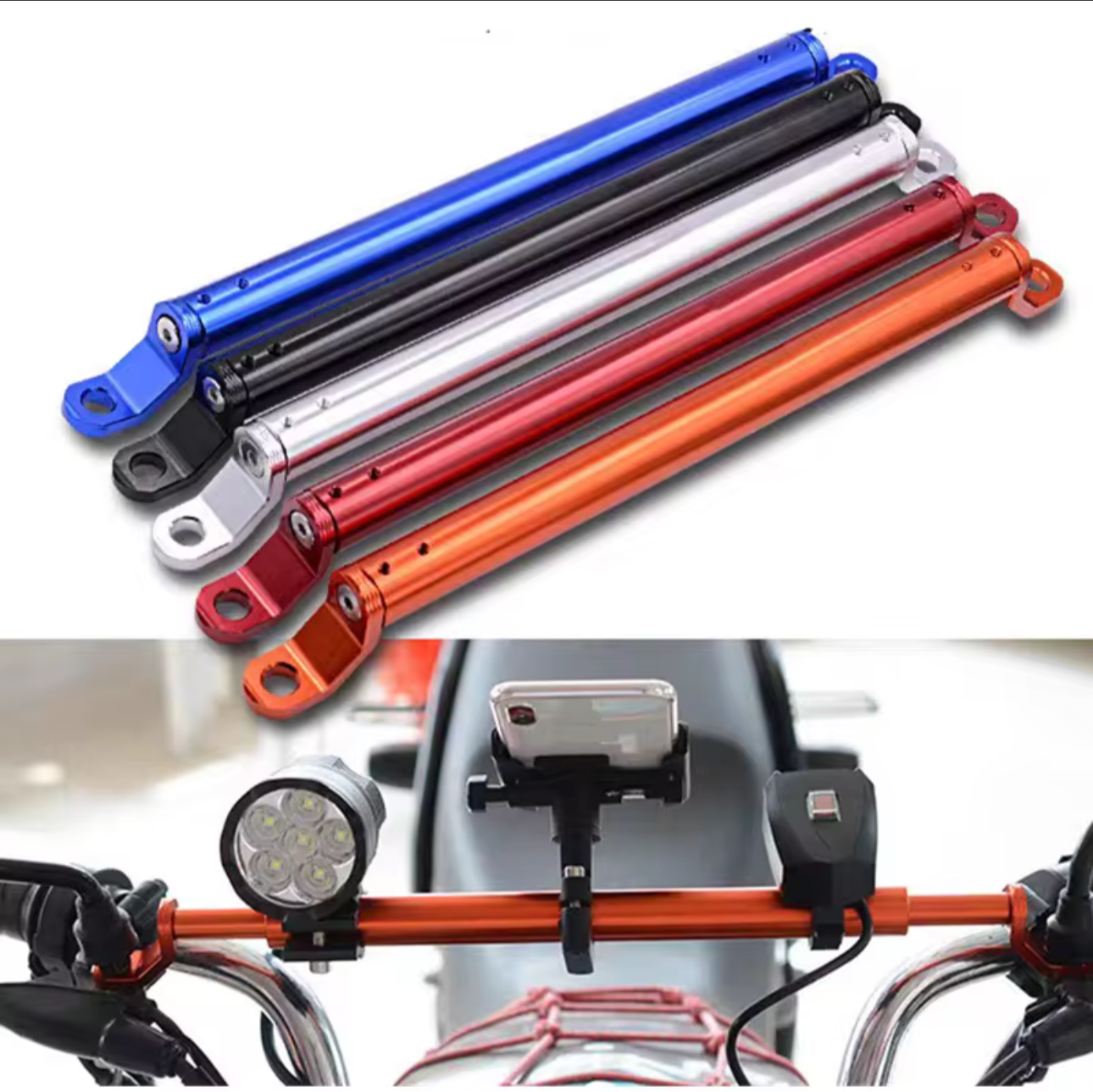 Adjustable Handle bar stabilizer bar.
