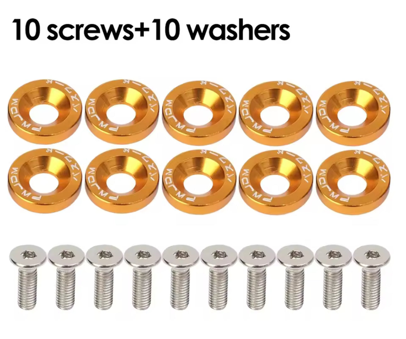 Chuma colored washers