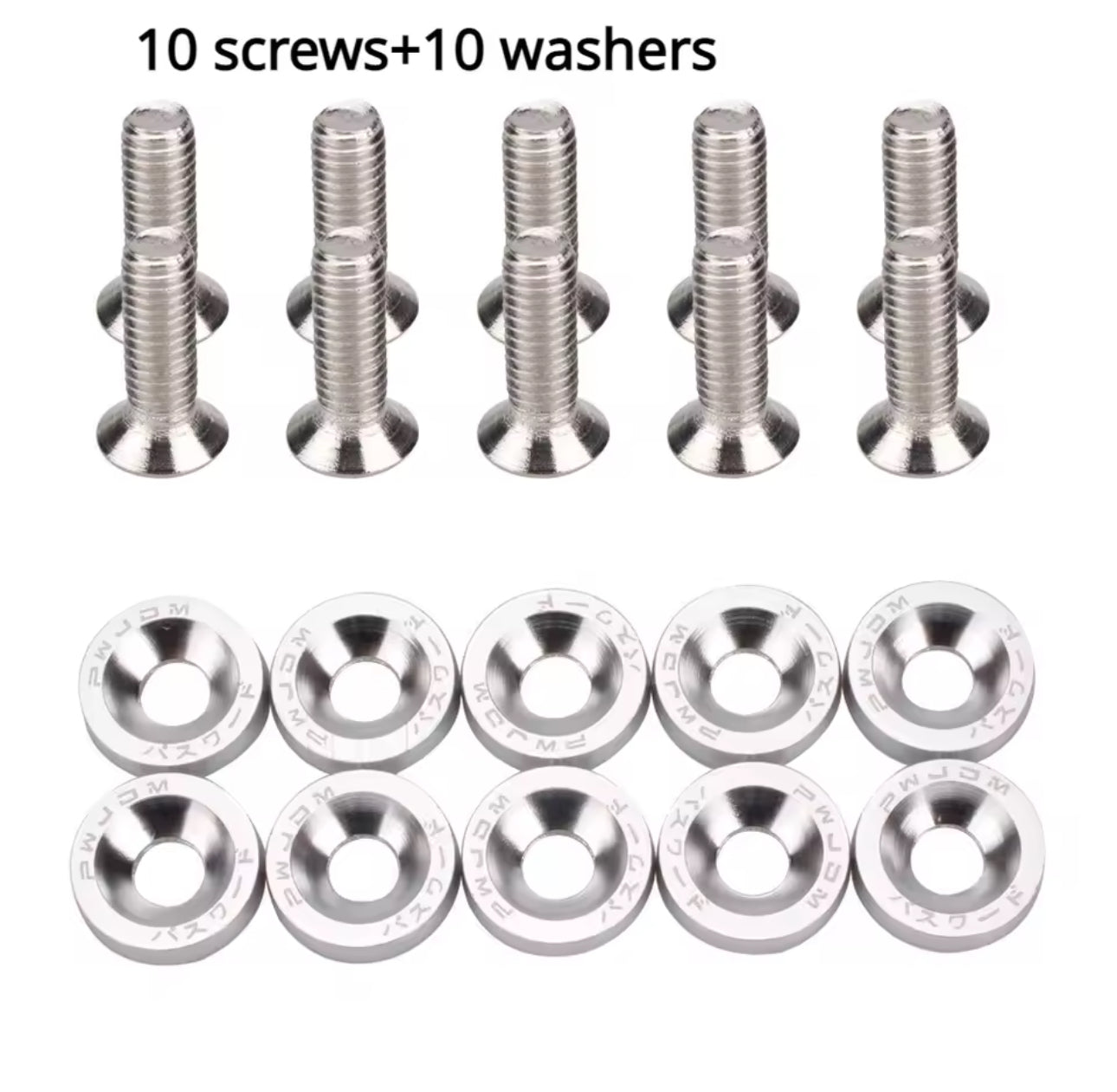Chuma colored washers